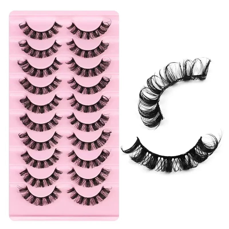 3D Mink Lashes Russian Strip 10Pairs