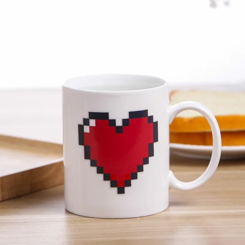 Heart Color-changing Ceramic Cup