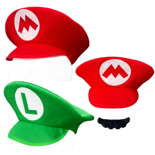 Mario Luigi Hats