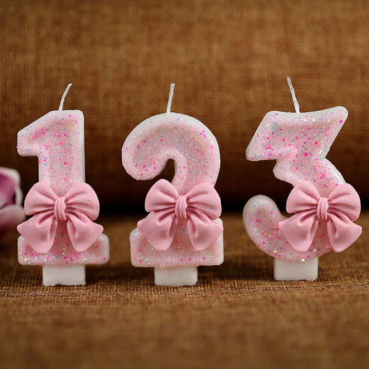 Number Cake Decorating Candles 3D