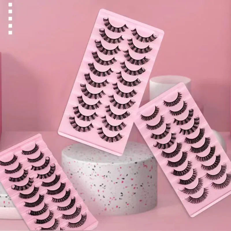 3D Mink Lashes Russian Strip 10Pairs