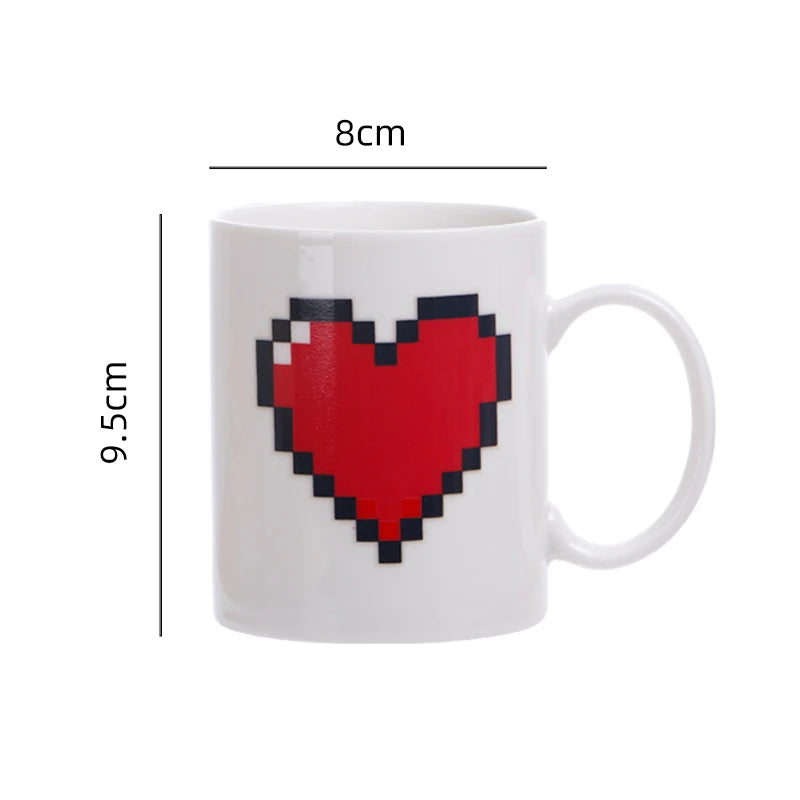 Heart Color-changing Ceramic Cup