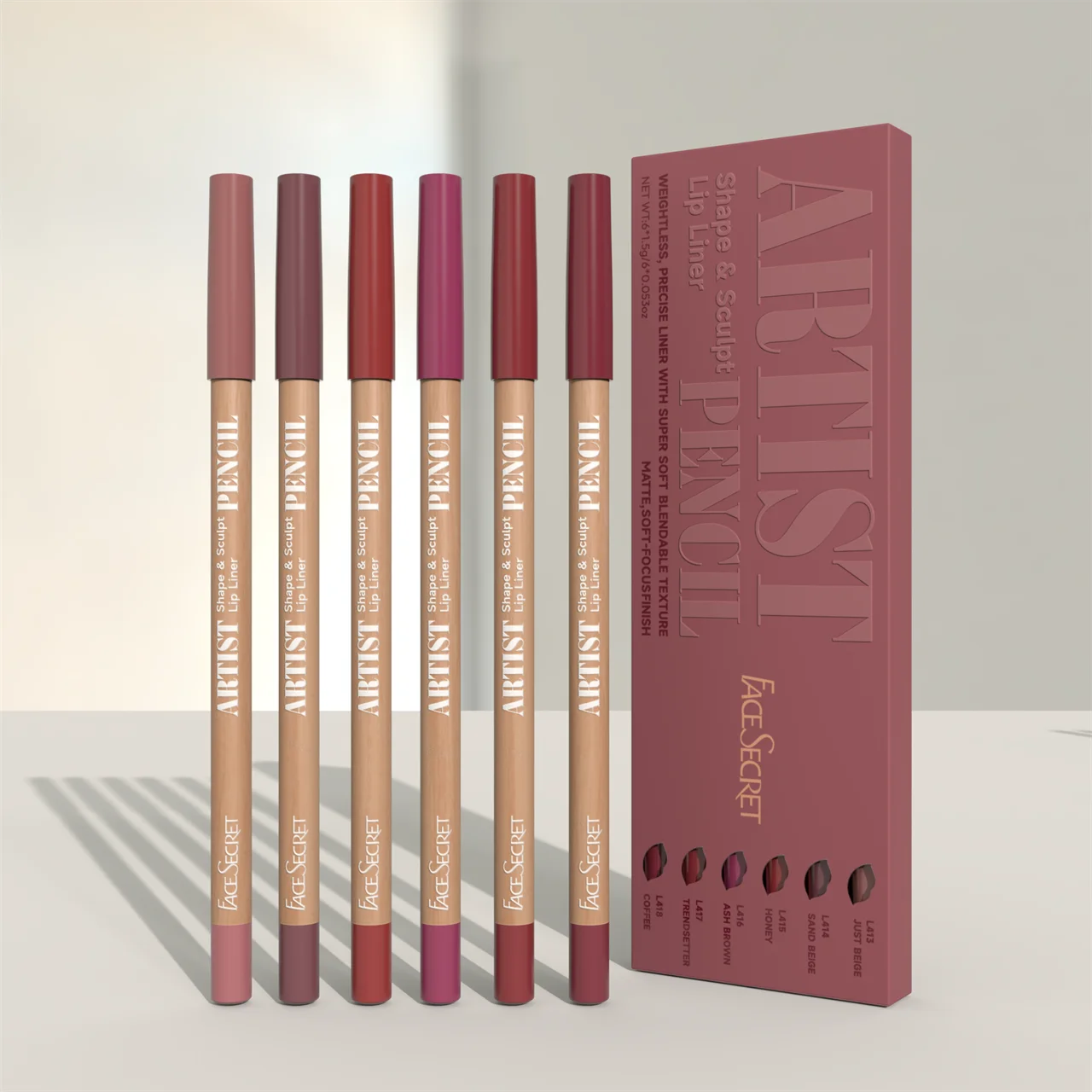 Lip Liner Pencil Set