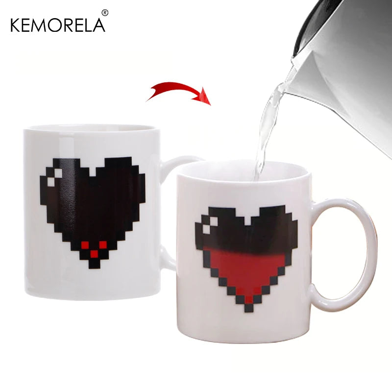 Heart Color-changing Ceramic Cup