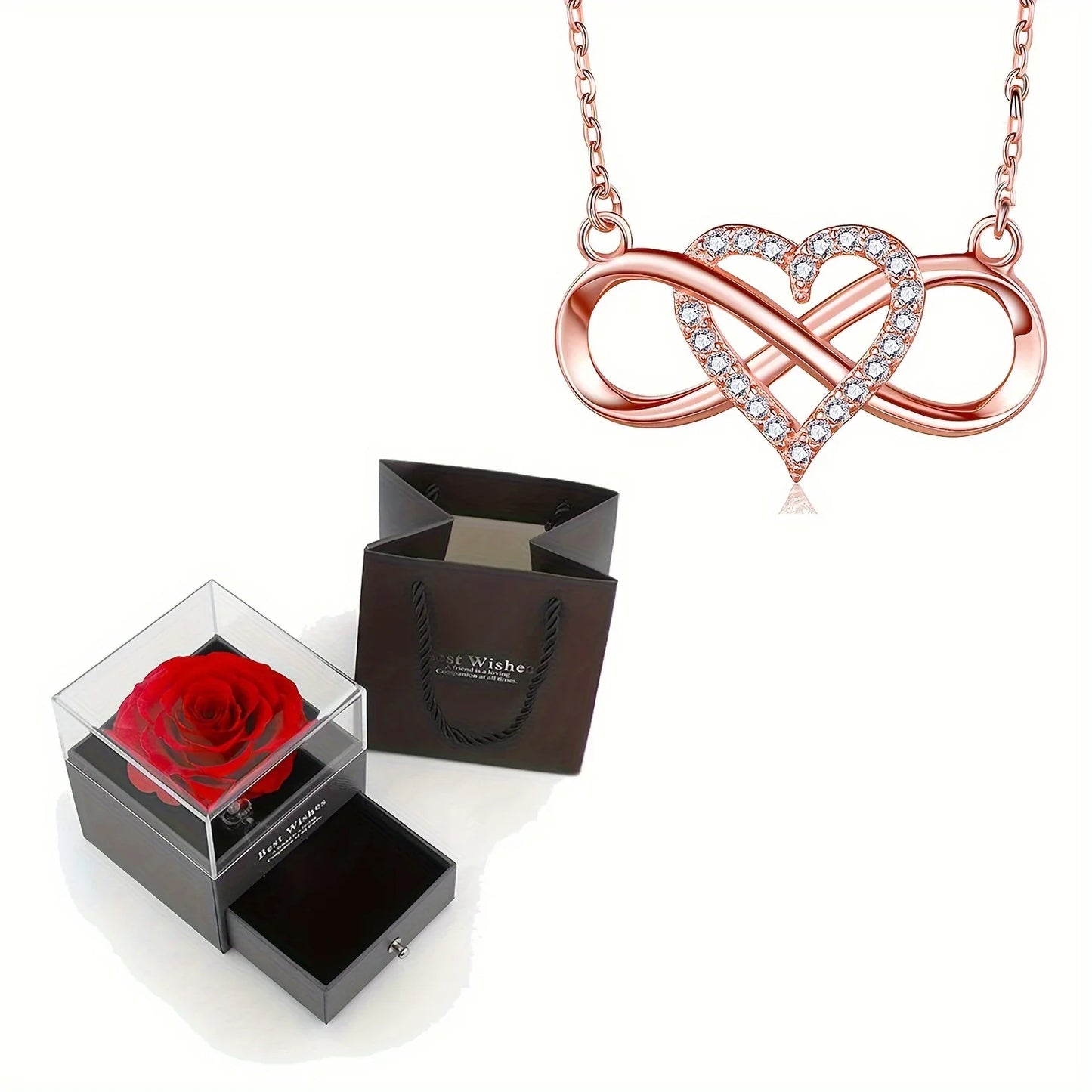 Luxury Rose Gift Box With Bracelet