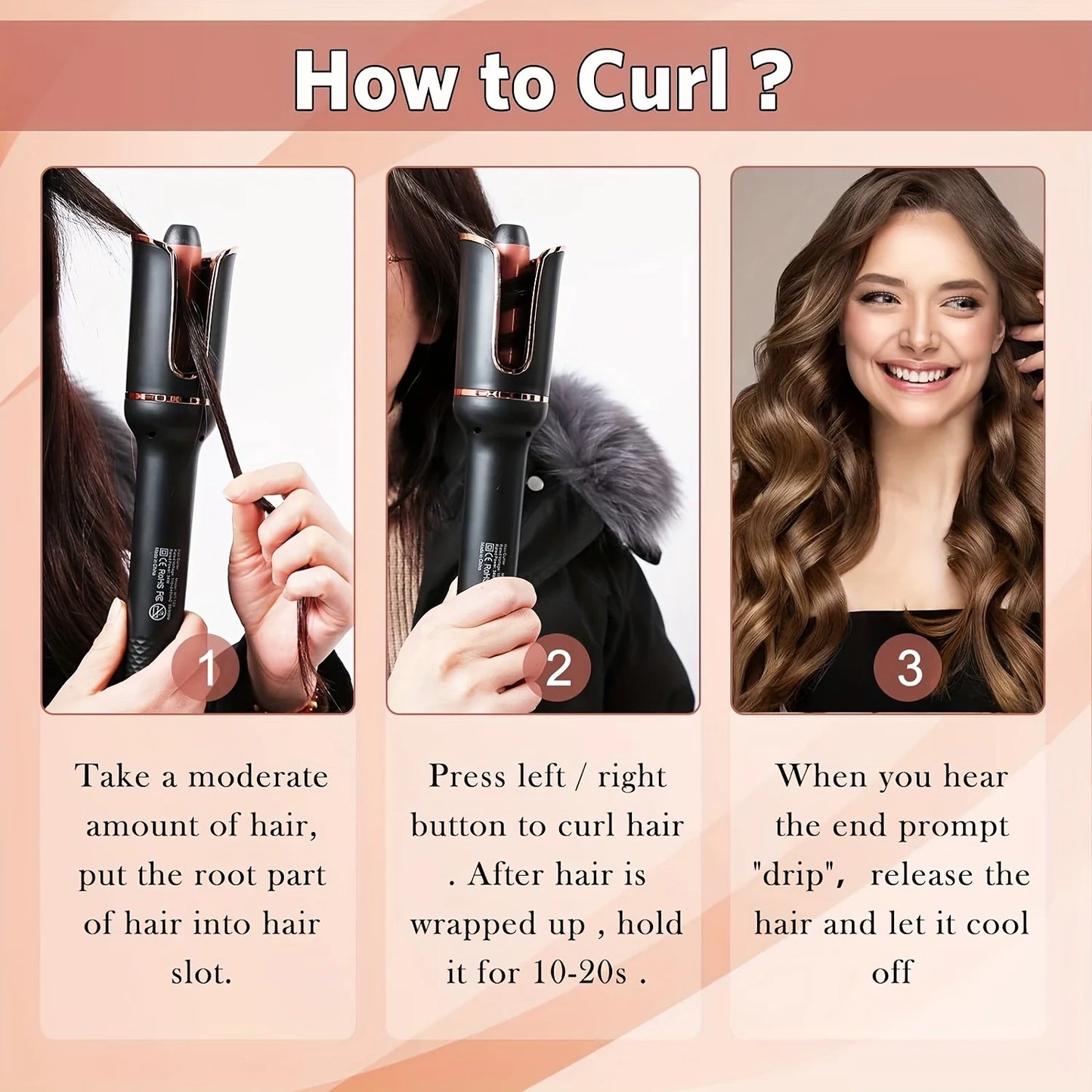 Automatic Hair Curler Rotating