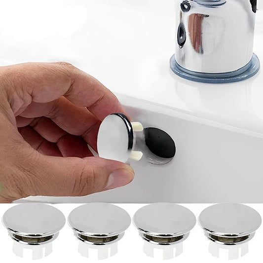 Plastic Sink Hole Overflow Cover 4Pcs