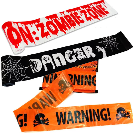 Halloween Warning Caution Tape