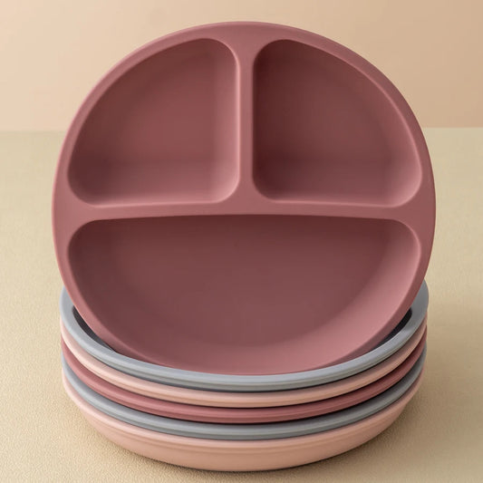 Baby Sucker Silicone Dining Plate